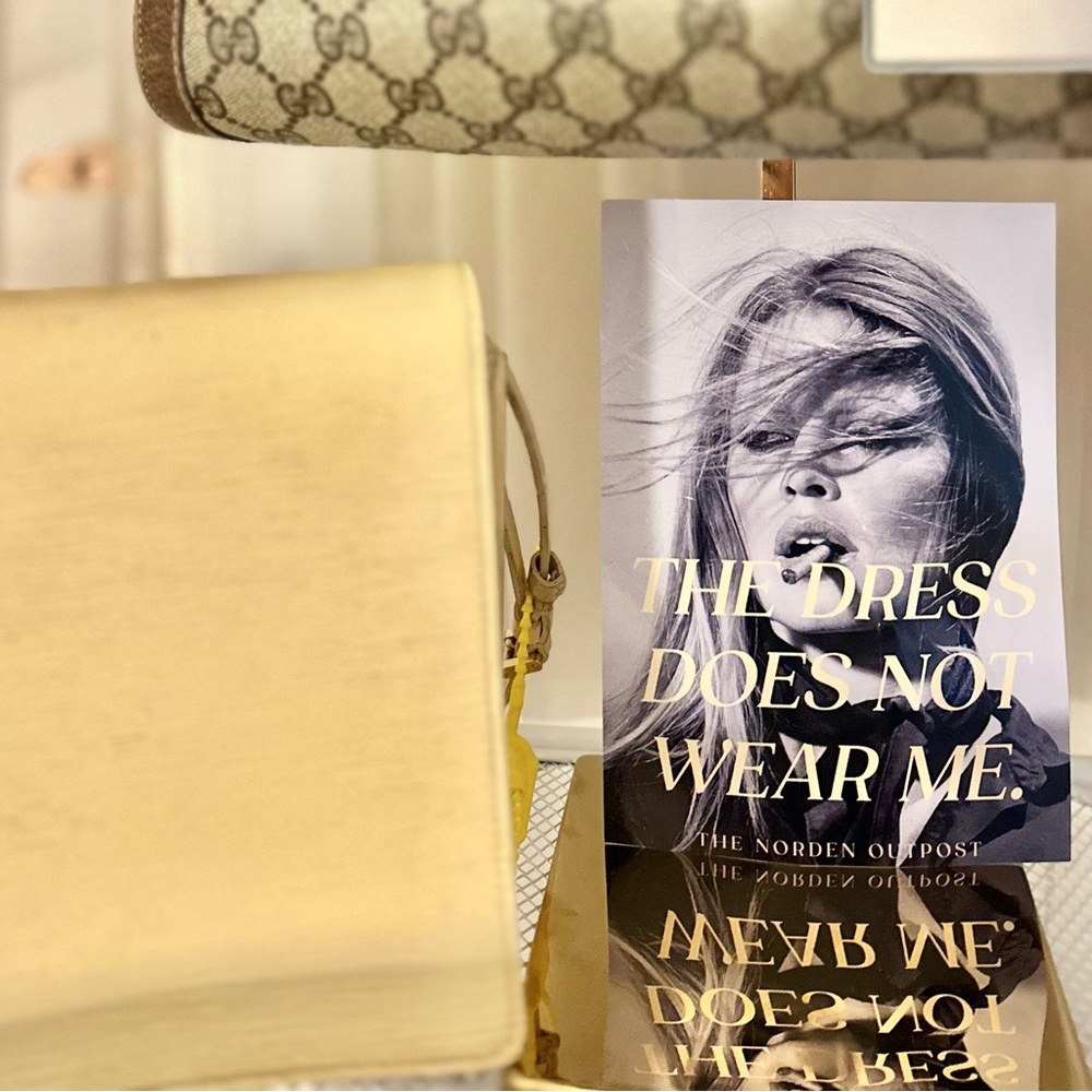 CLOSET ART PRINT: THE DRESS DOES NOT WEAR ME